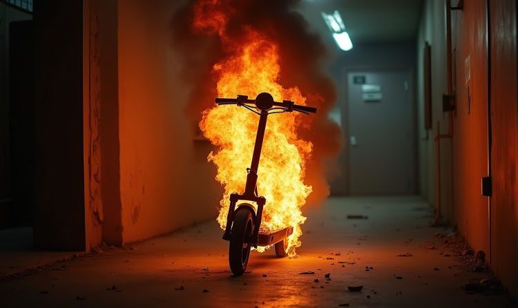 lithium battery fire